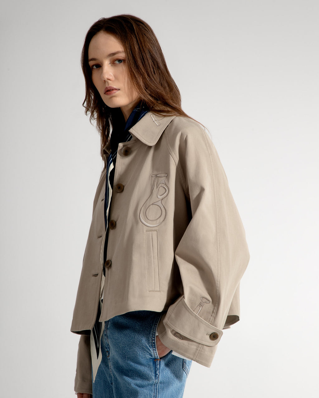 Future Classics Oeuvres Embroidery Jacket - Desert Sage