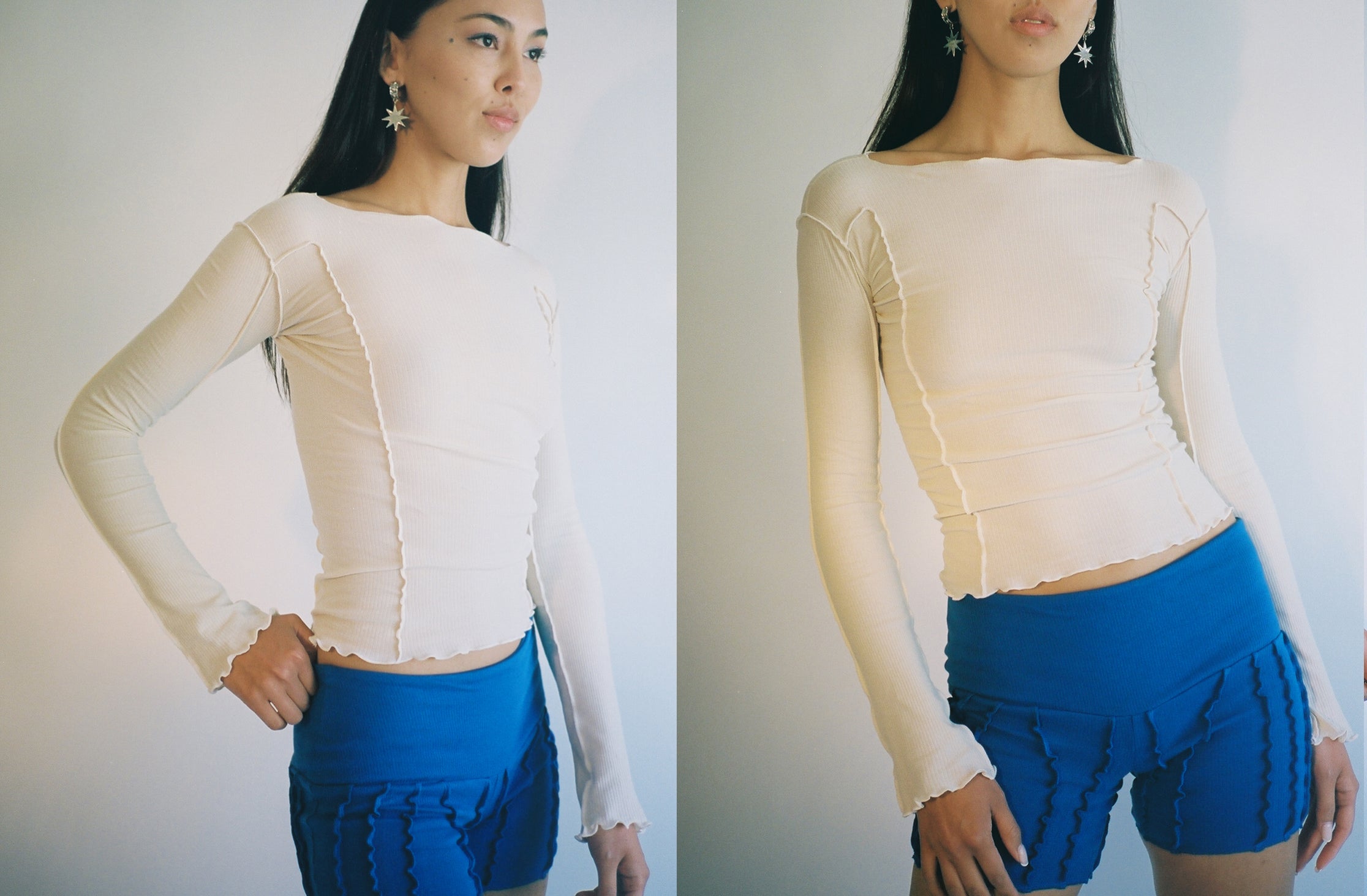 Baserange Omato Seam Top - Off White