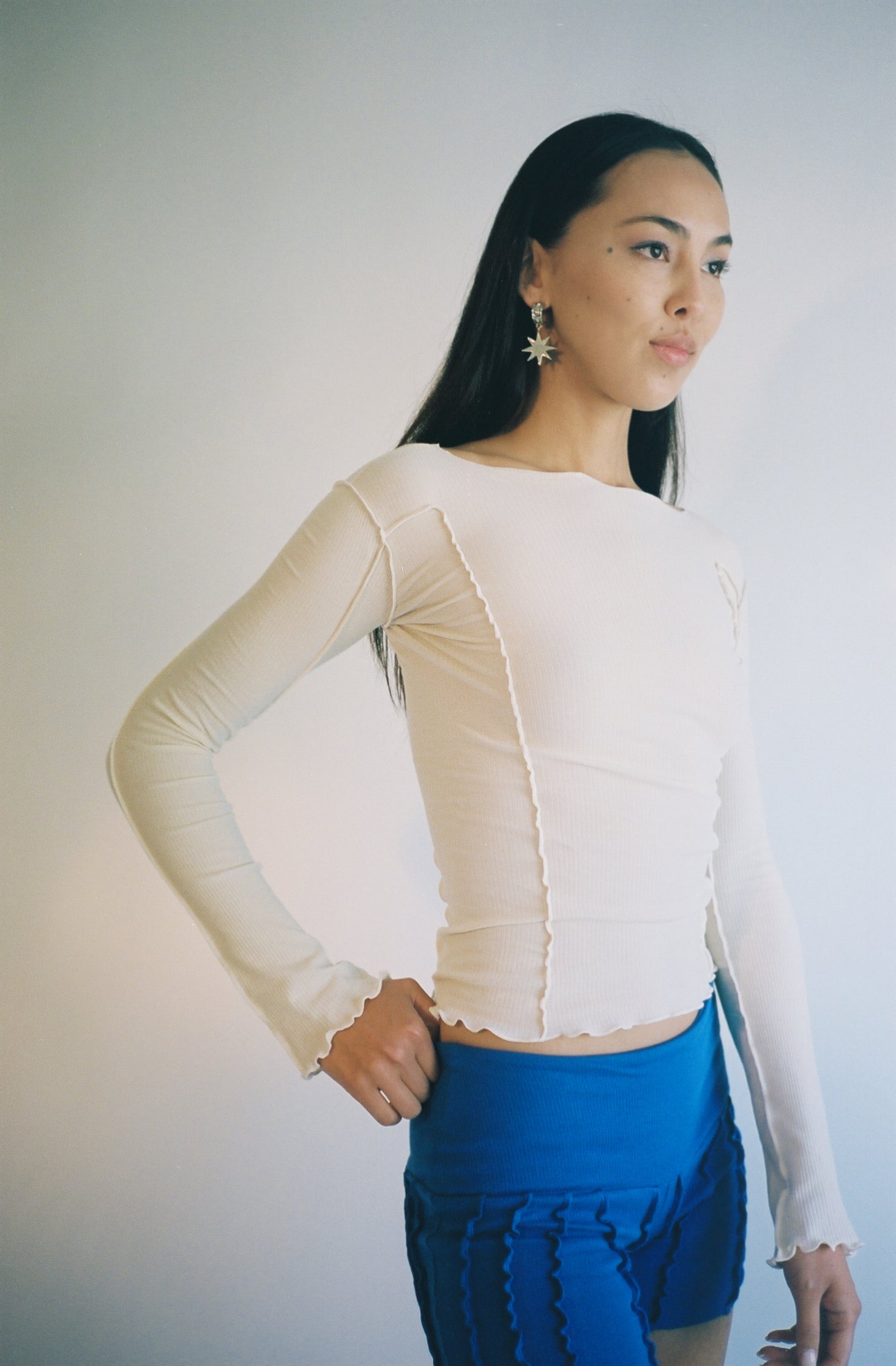 Baserange Omato Seam Top - Off White