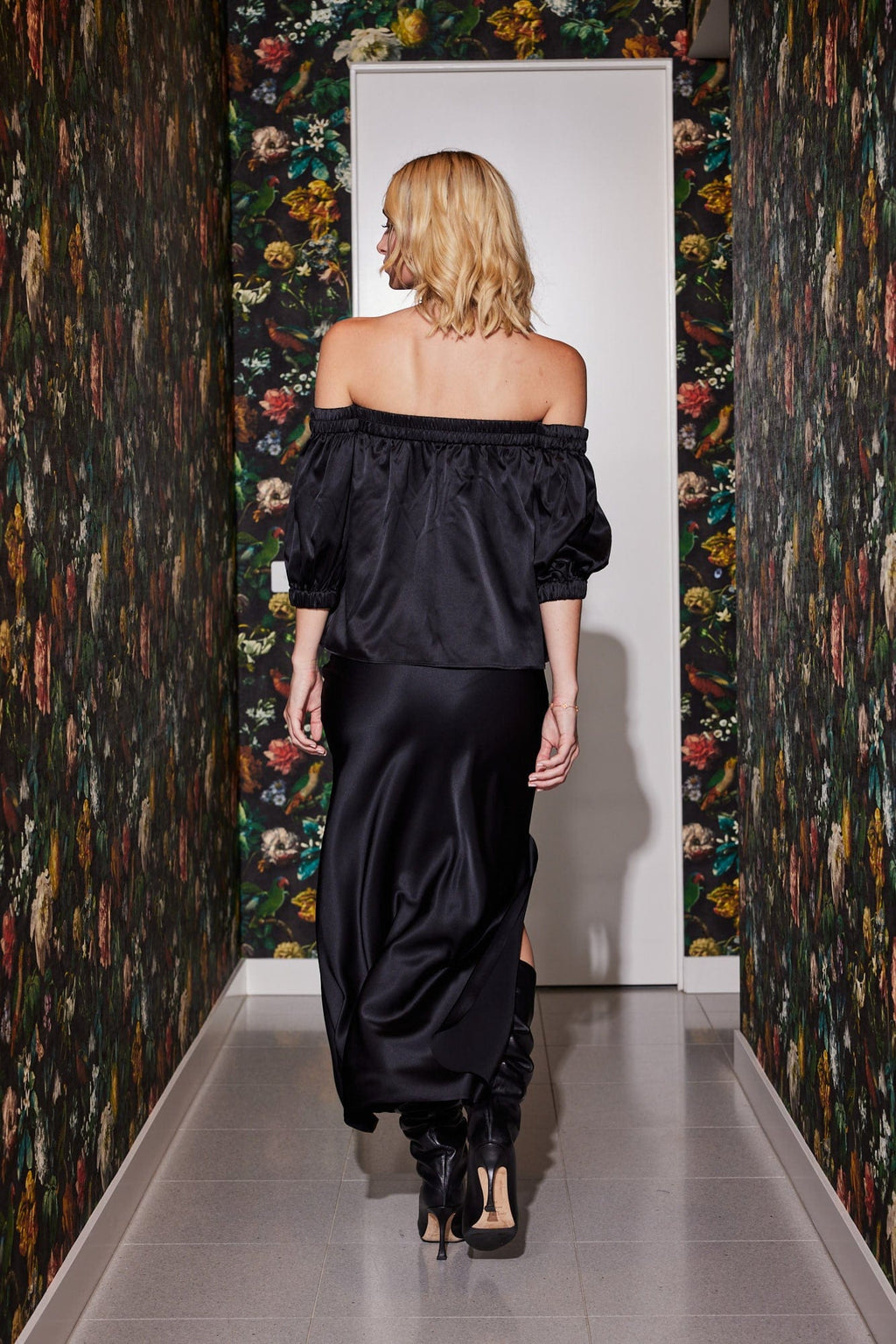 Lindsay Nicholas New York Off the Shoulder Top