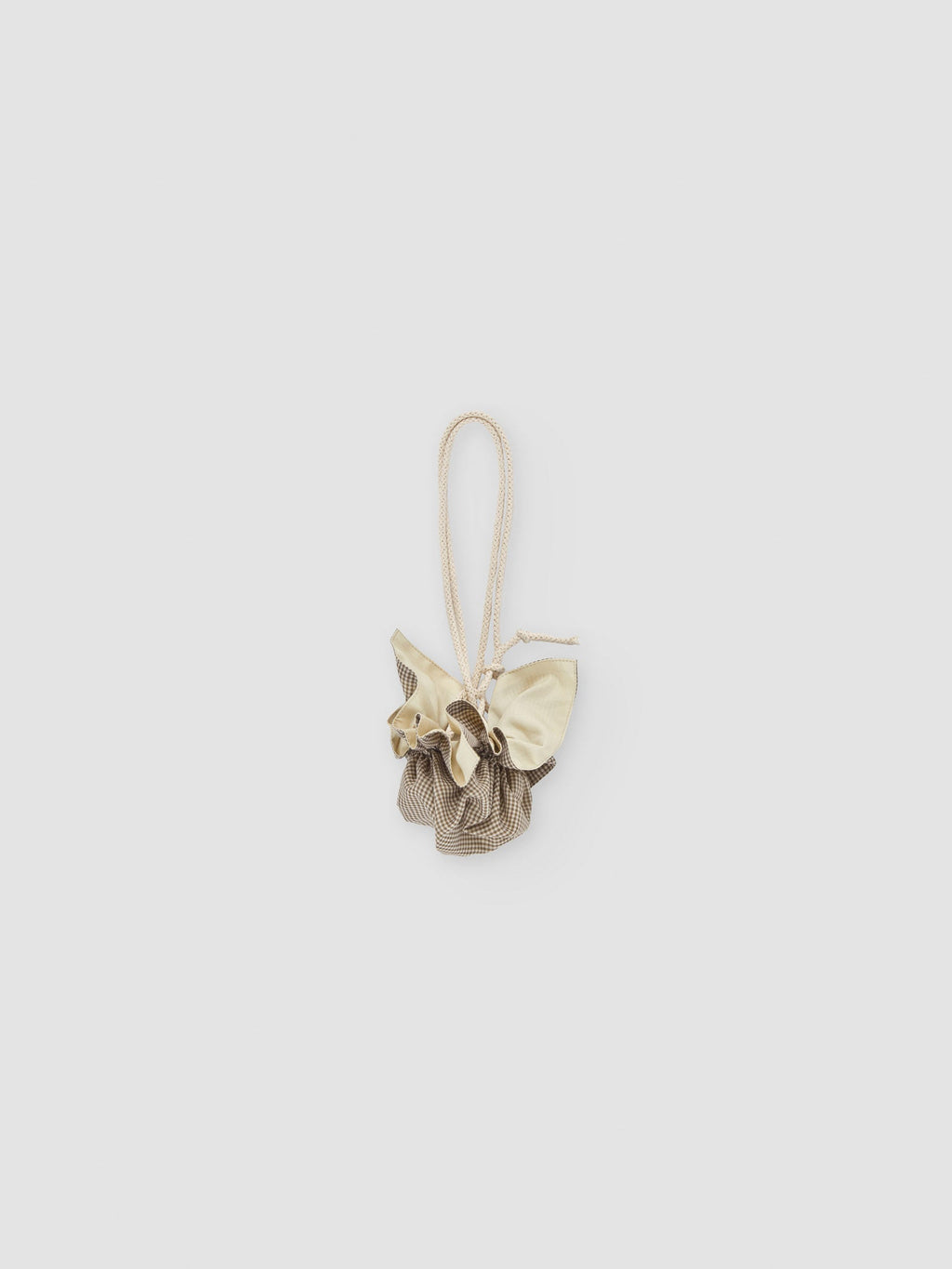 Rus Omamori Bag - Gingham Toffee