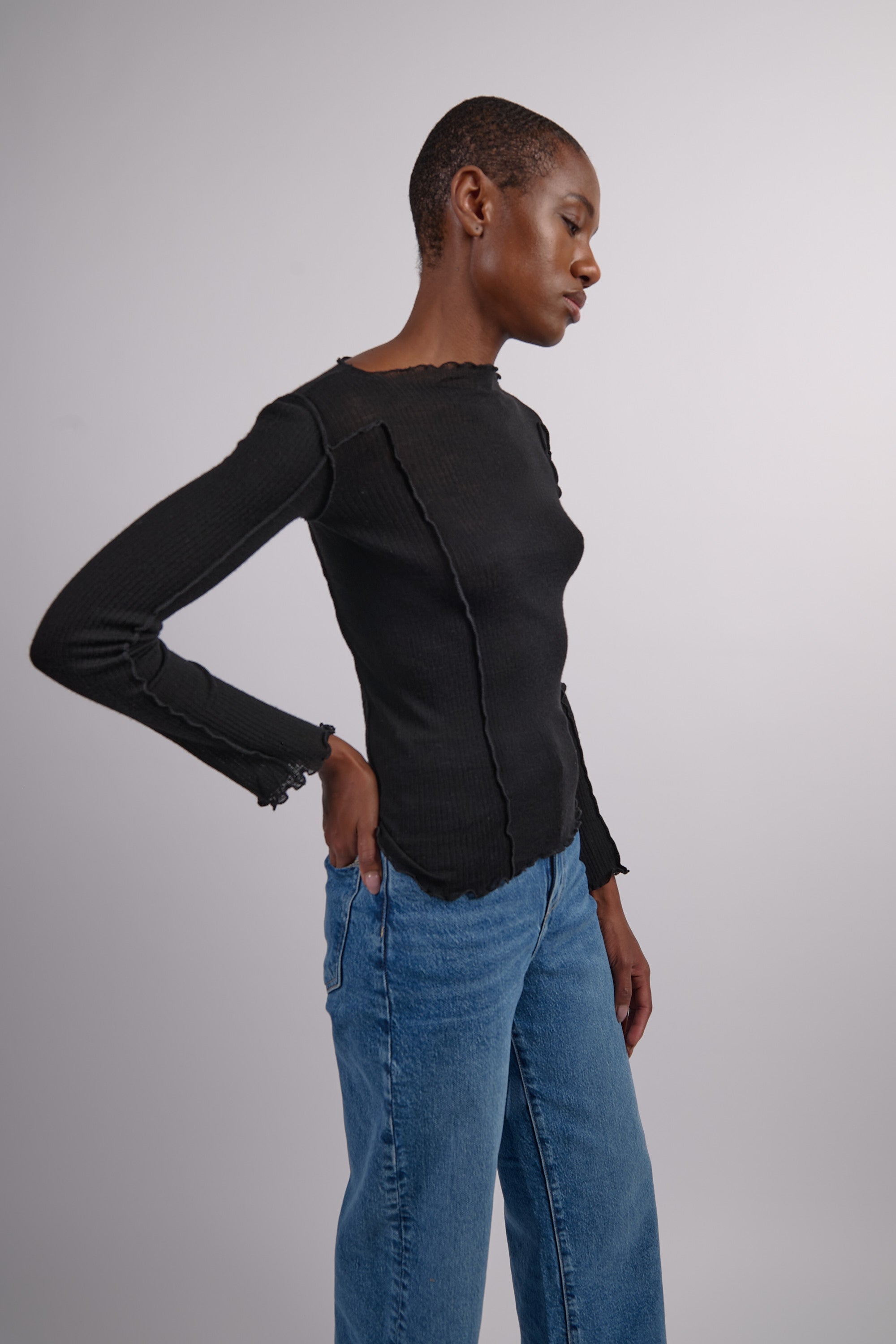 Baserange Omato Long Sleeve - Black