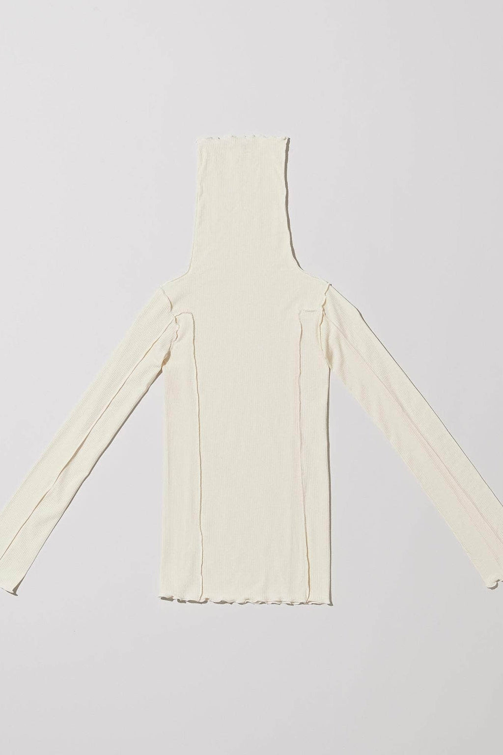 Baserange Omato Turtleneck Top - Off White