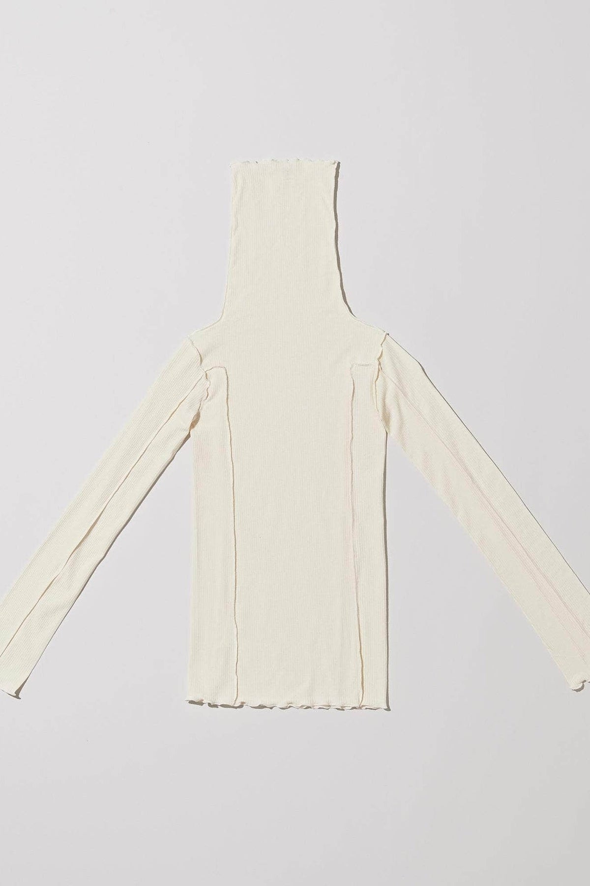 Baserange Omato Turtleneck Top - Off White