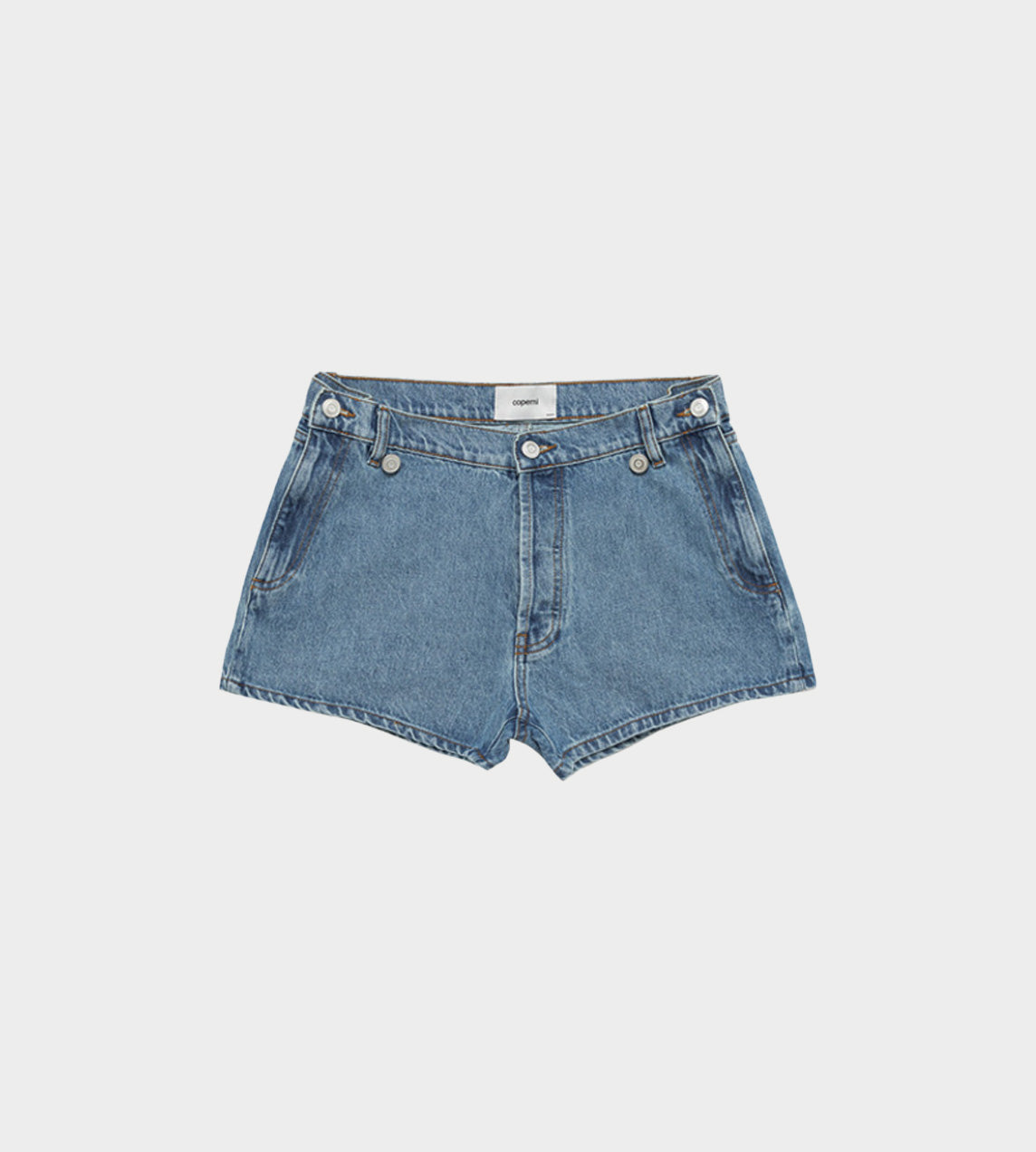 Coperni Open Hip Shorts - Washed Blue