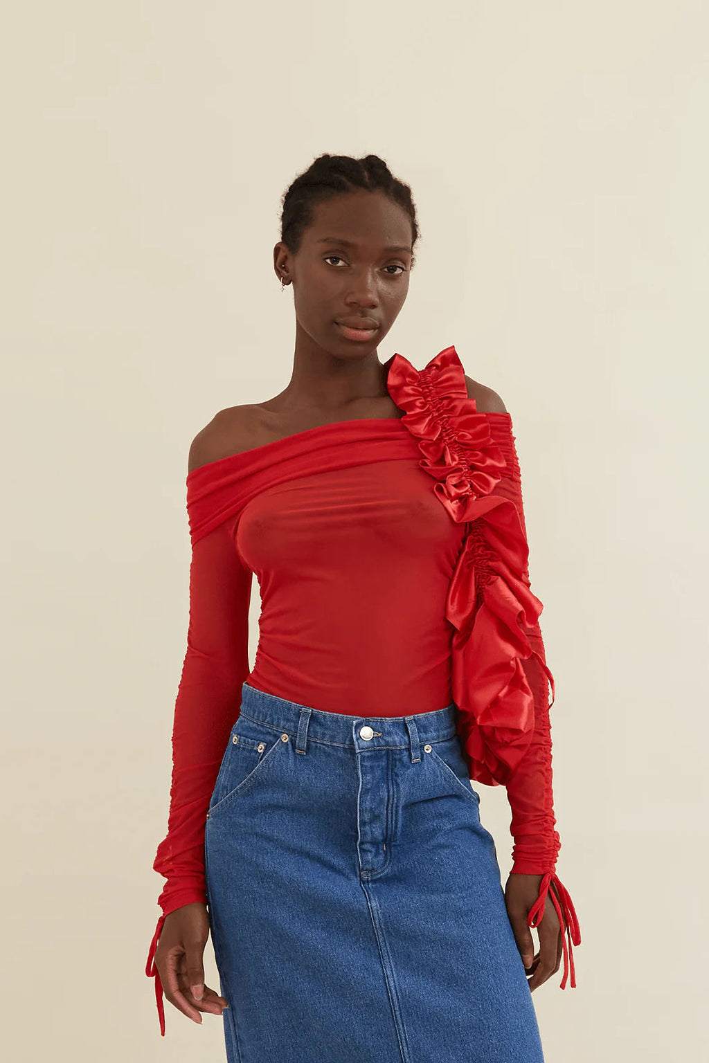 Opera Sport Eleanor Top - Mars Red