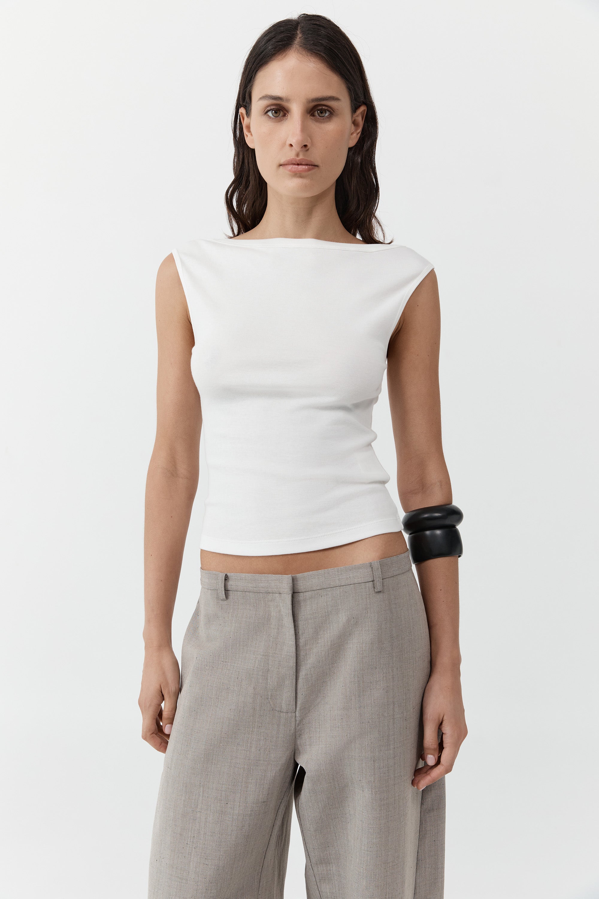 St. Agni Organic Cotton Ballerina Top