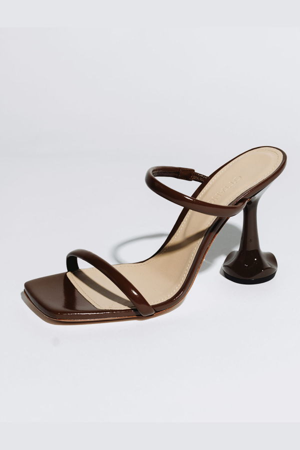 Ottange Lotus Heels - Brown
