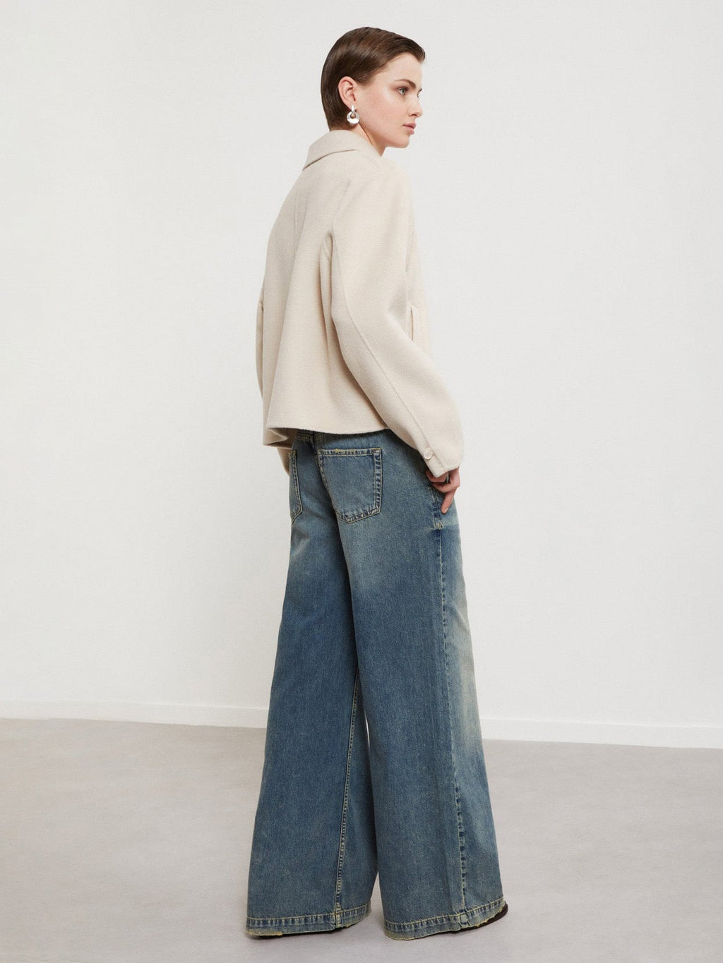 Ottod'Ame Wide Leg Denim Chinos