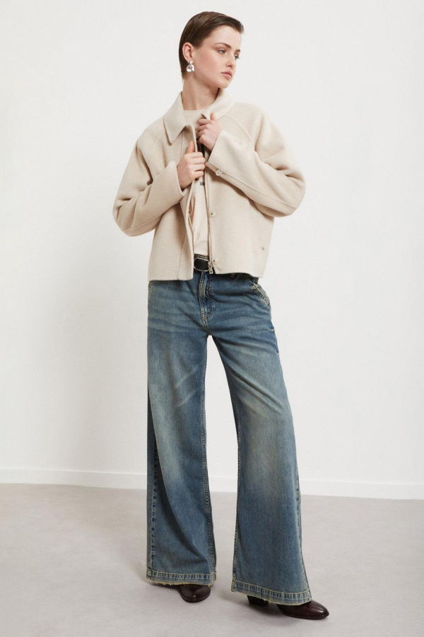 Ottod'Ame Wide Leg Denim Chinos