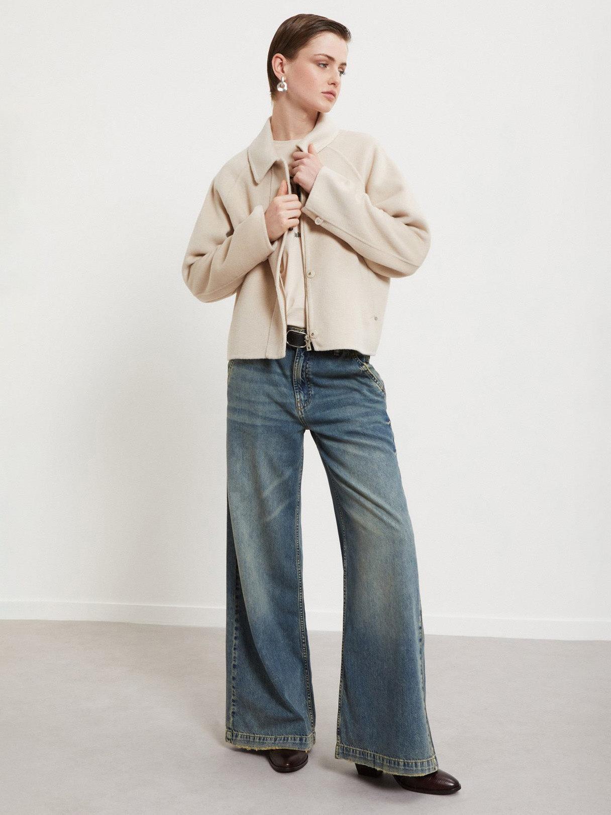 Ottod'Ame Wide Leg Denim Chinos