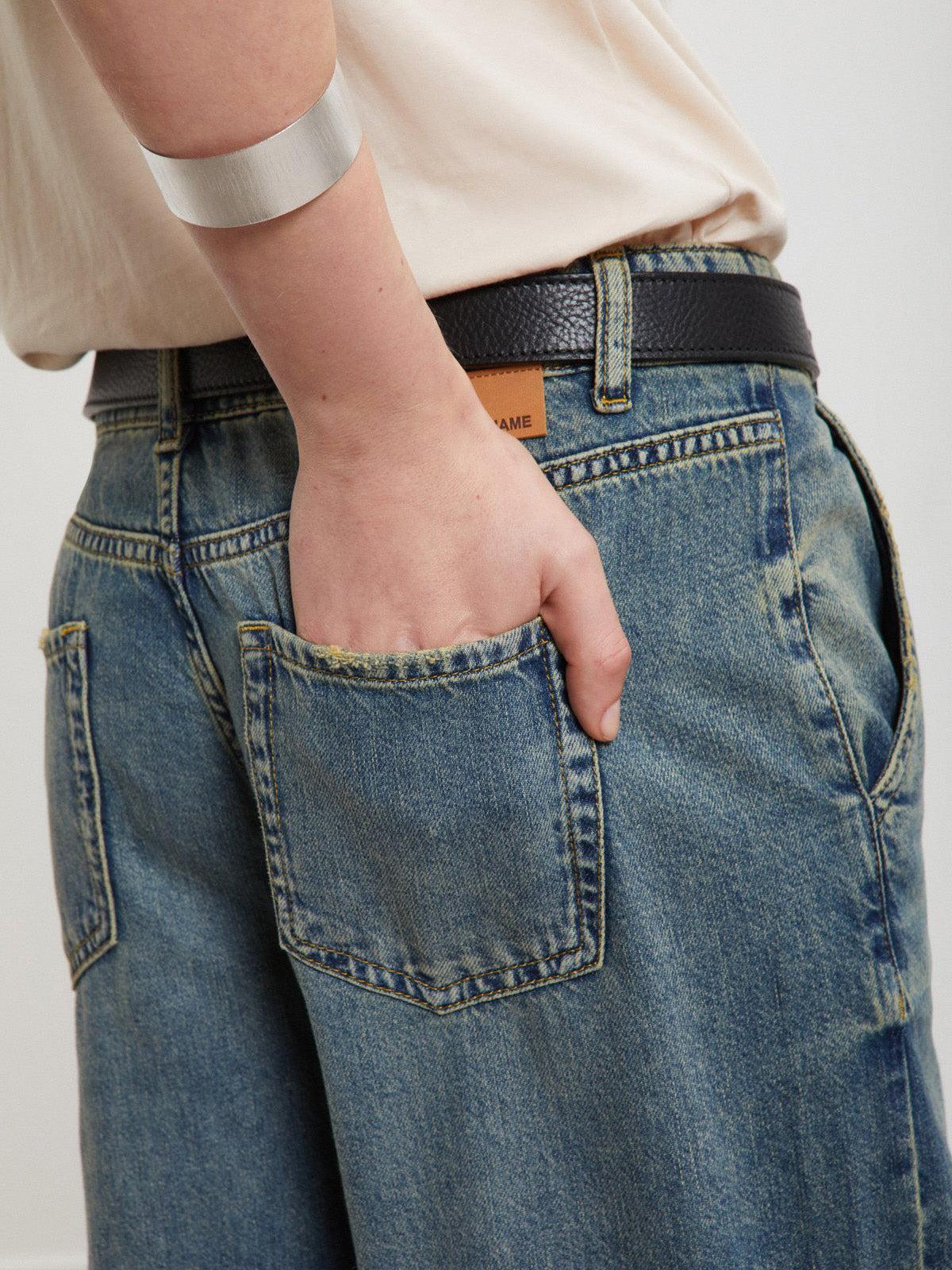 Ottod'Ame Wide Leg Denim Chinos