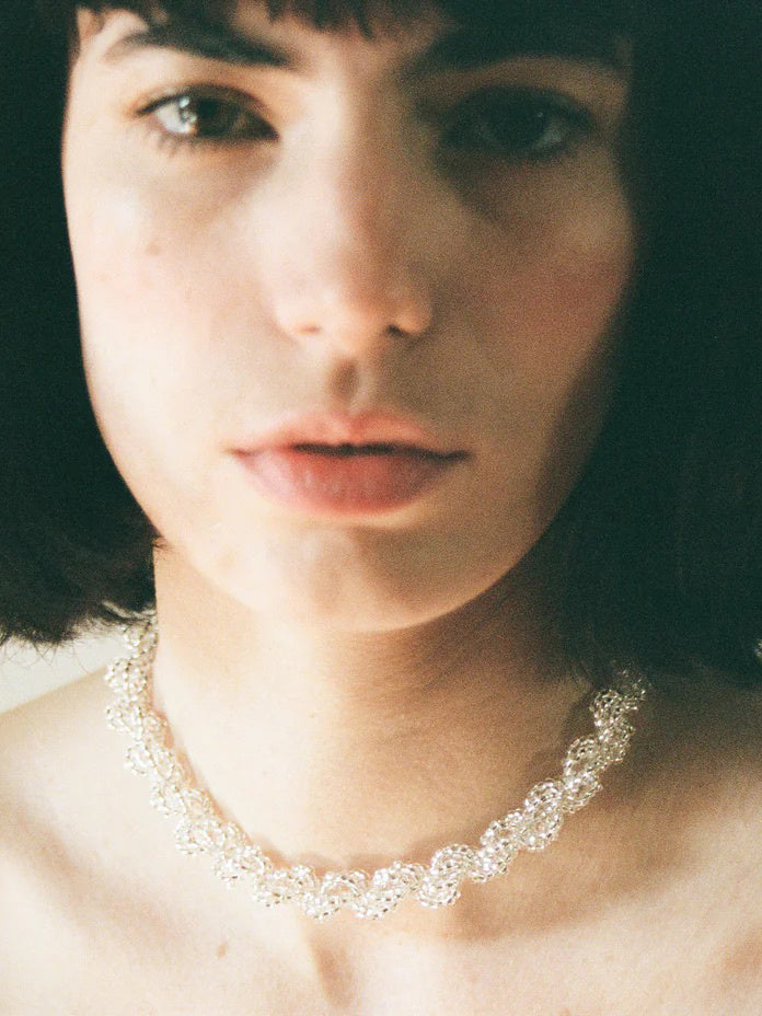 Jacob Ouna 37 cm Necklace - Crystal