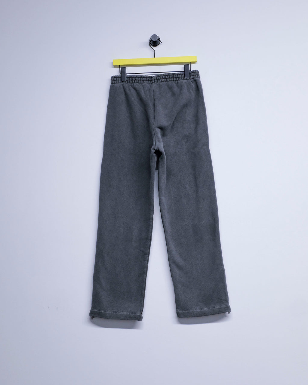 Our Legacy Worn Black Hefty Fleece Cotton Track Pants