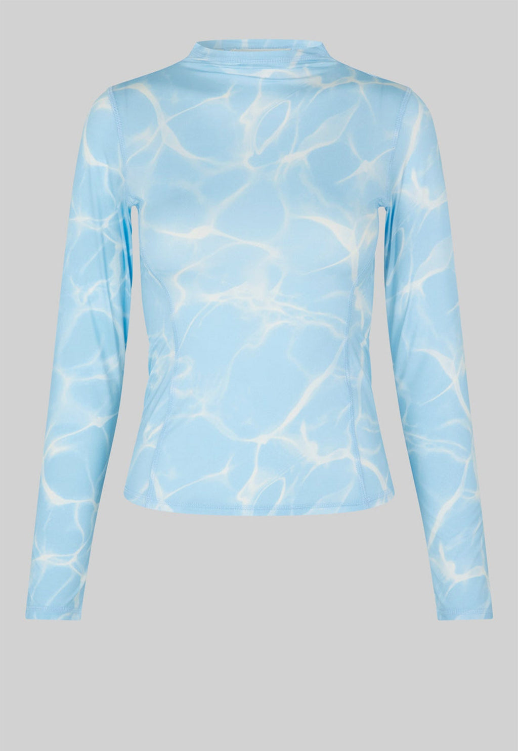 Oval Square OSSkye Blouse AOP - Blue Pool