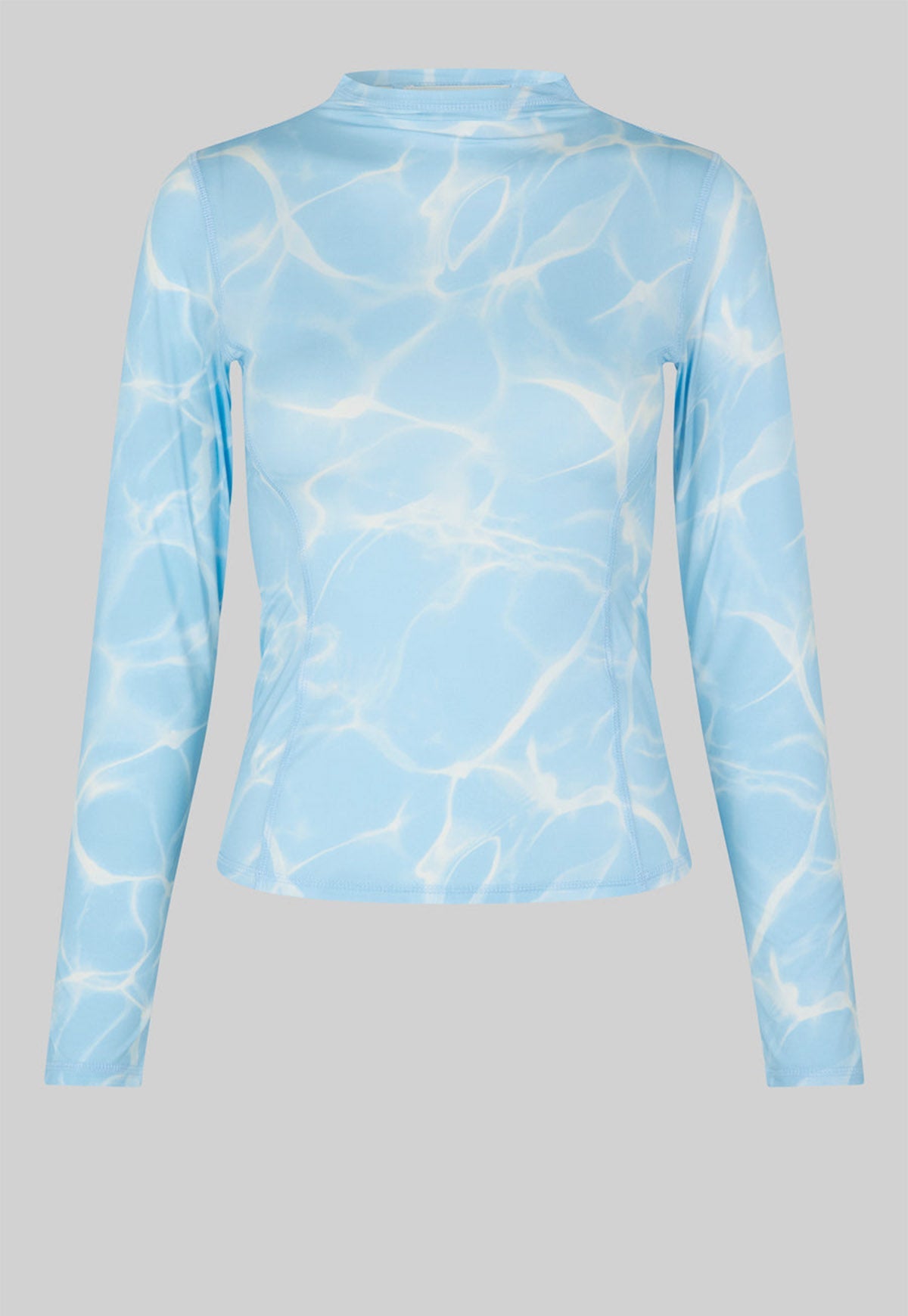 Oval Square OSSkye Blouse AOP - Blue Pool