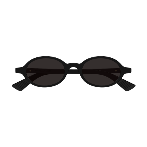BOTTEGA VENETA Oval Sunglasses - Black/Grey
