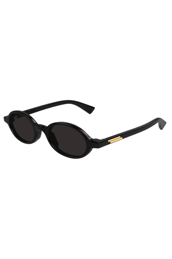 BOTTEGA VENETA Oval Sunglasses - Black/Grey