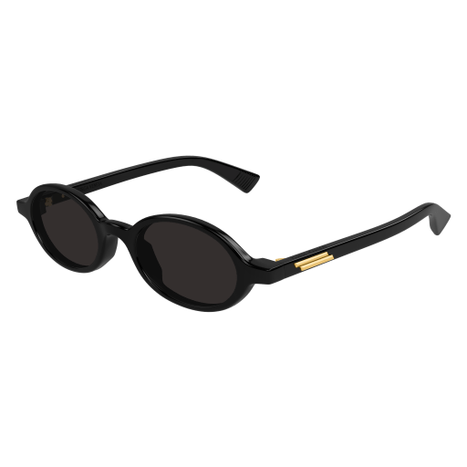 BOTTEGA VENETA Oval Sunglasses - Black/Grey