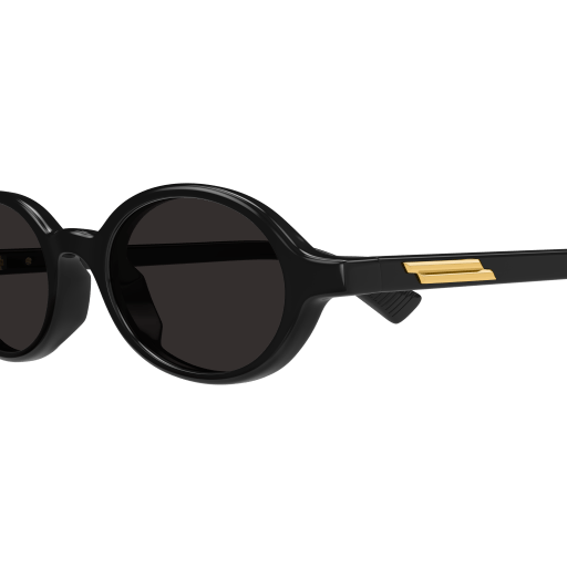 BOTTEGA VENETA Oval Sunglasses - Black/Grey