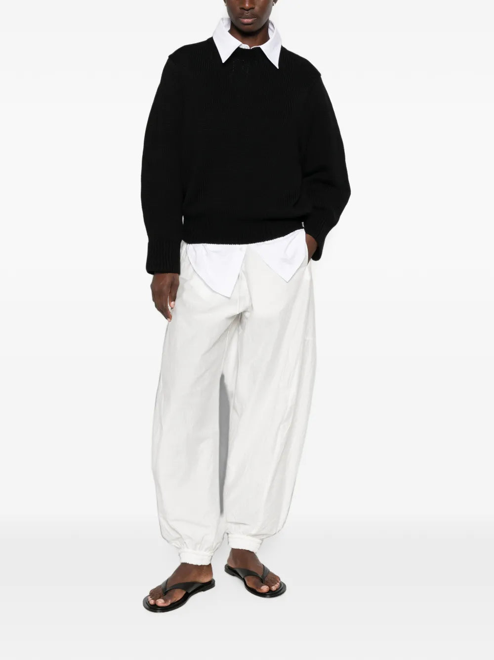 Totême Oversized Crew Knit Sweater