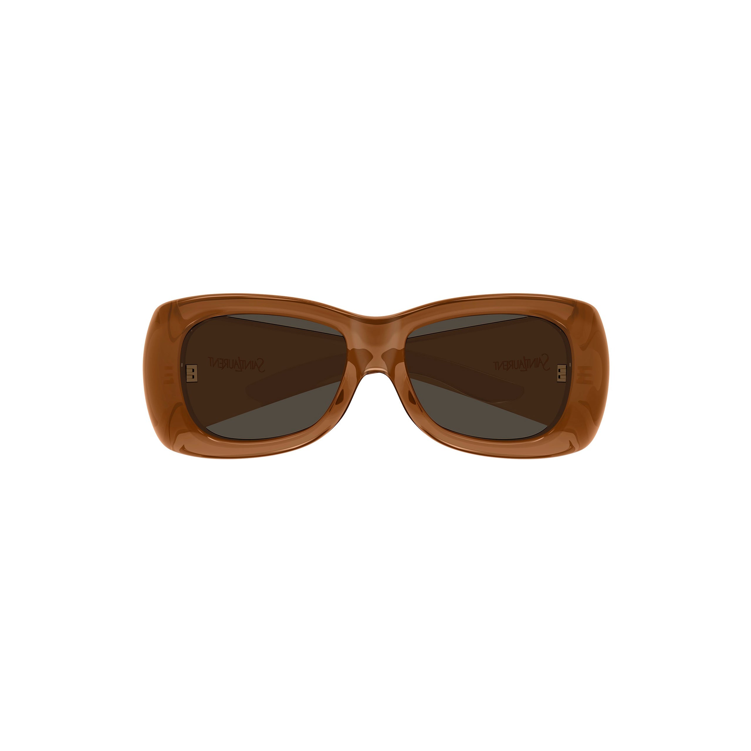 Saint Laurent Oversized Pillowed Sunglasses - Brown