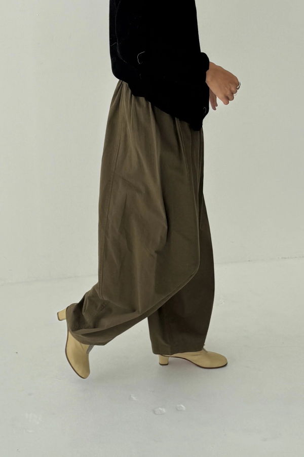Le Bon Shoppe Parachute Pant - Olive
