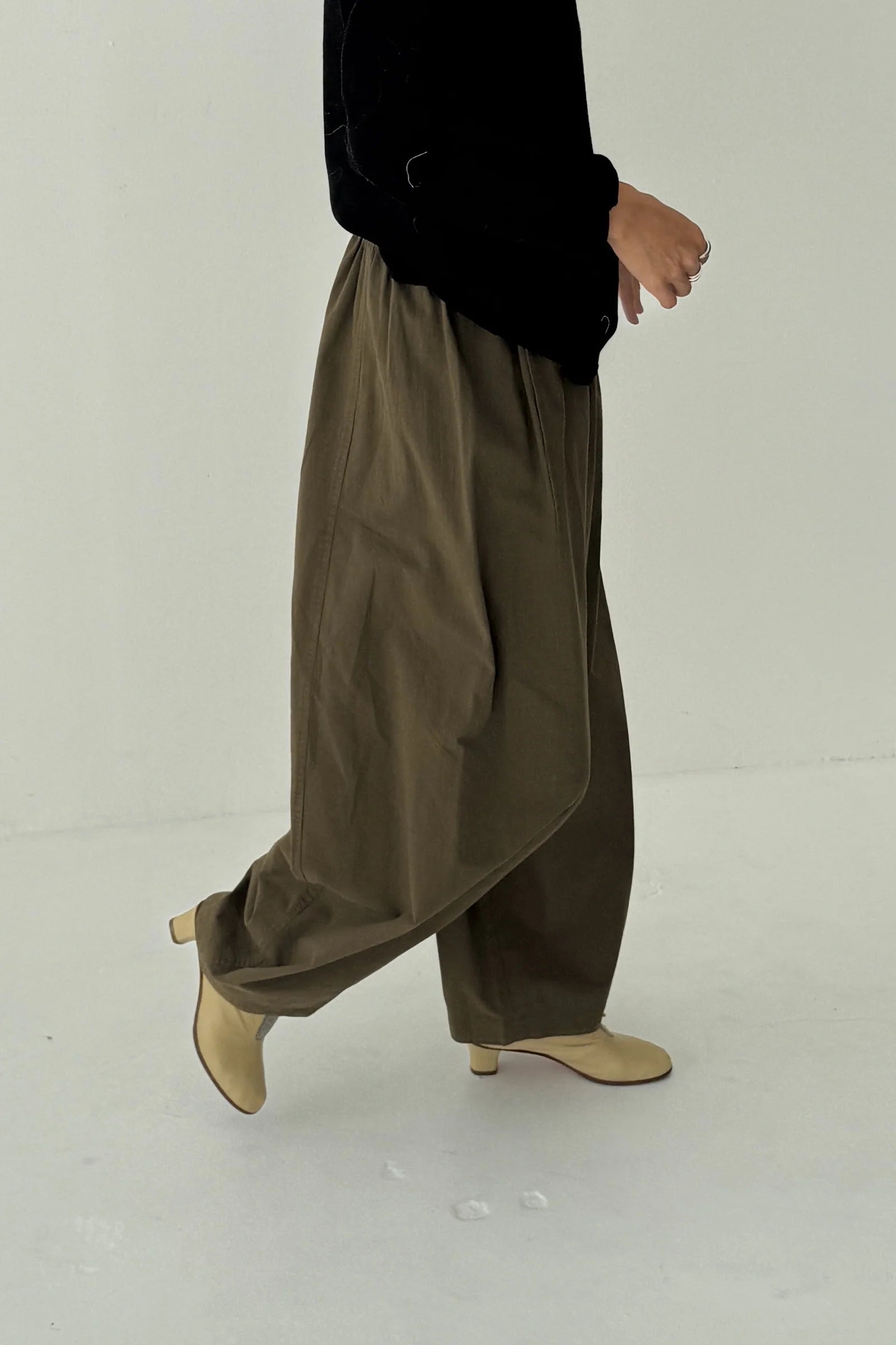 Le Bon Shoppe Parachute Pant - Olive