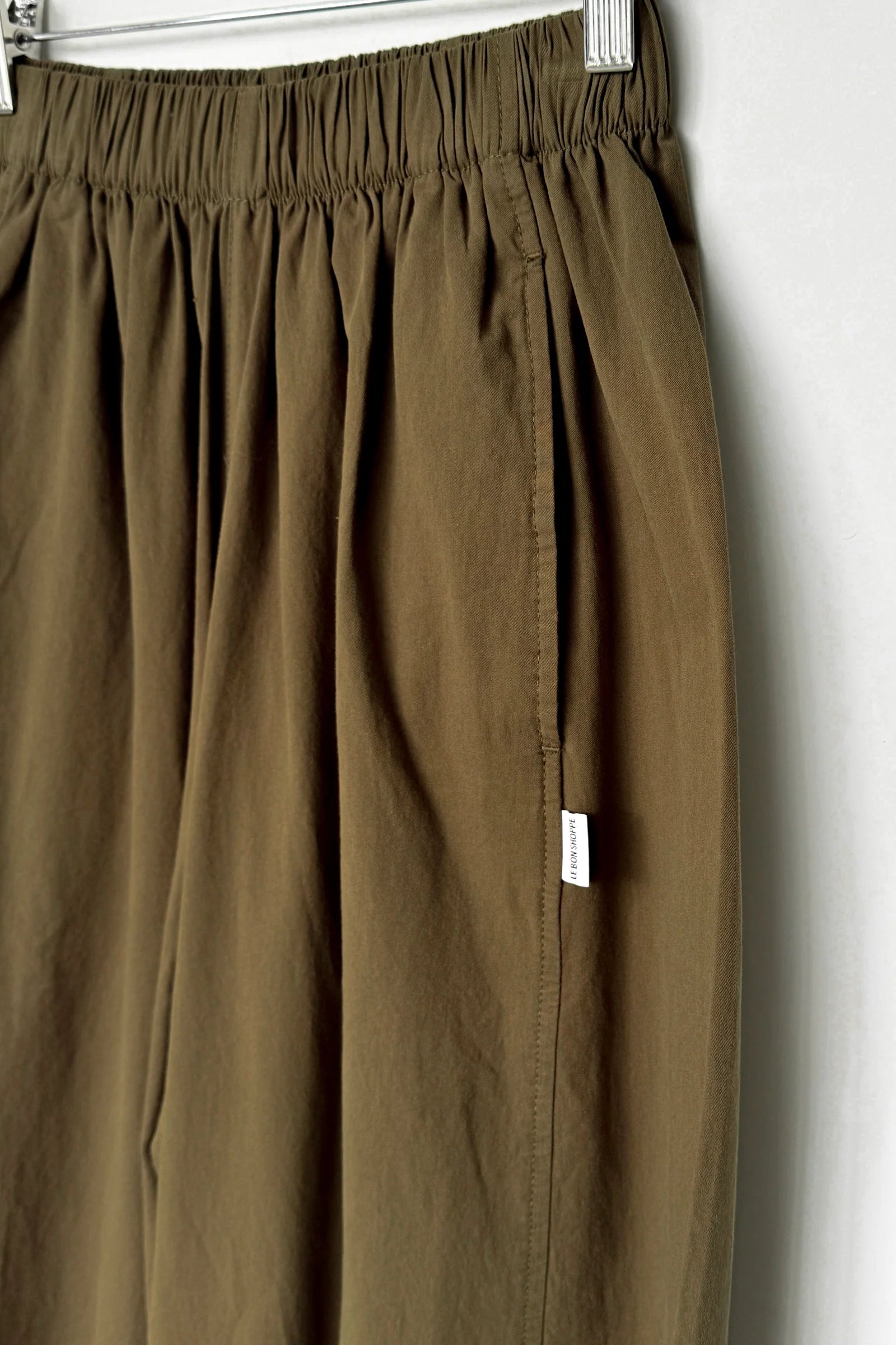 Le Bon Shoppe Parachute Pant - Olive