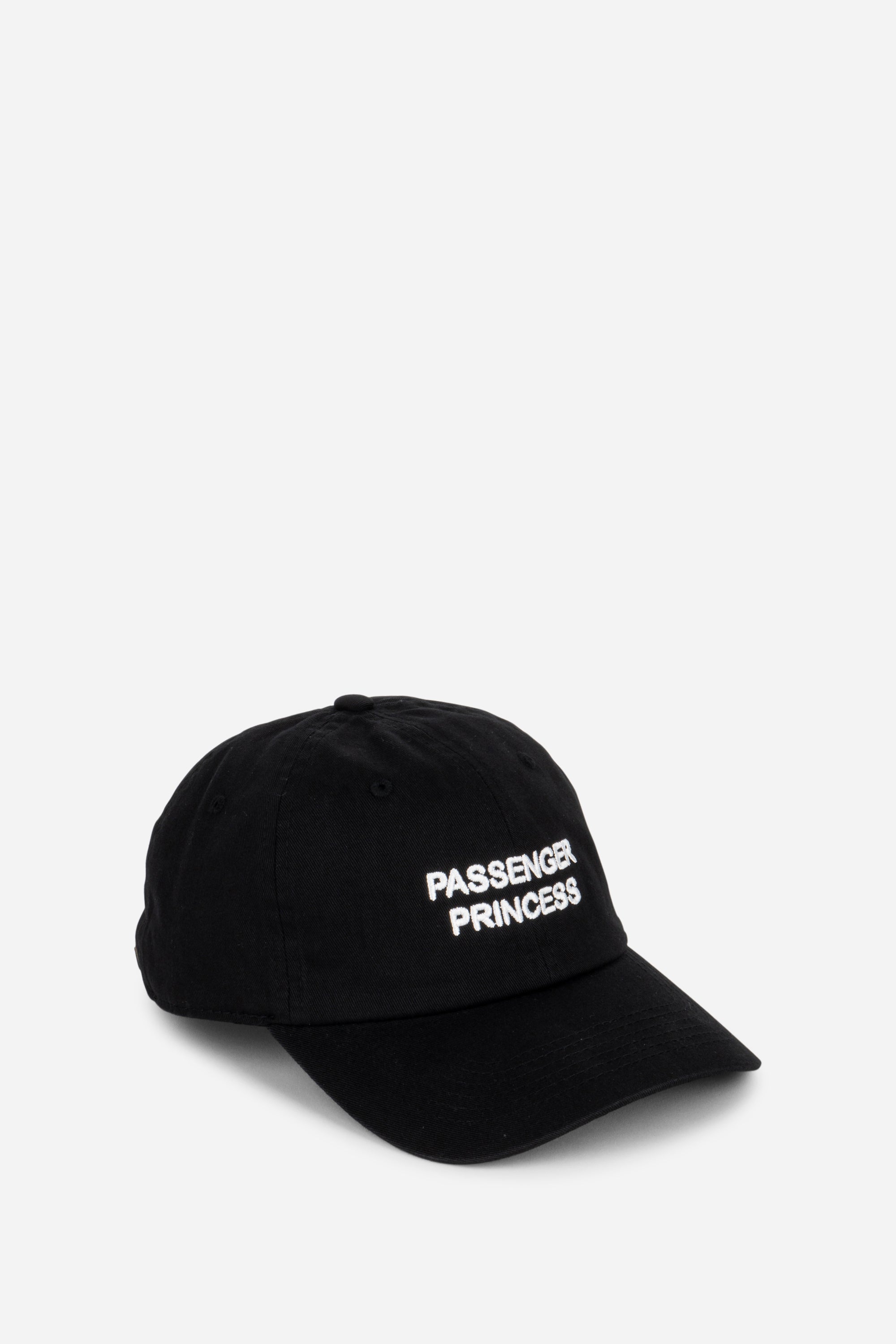"INTENTIONALLY __________." Passenger Princess Dad Cap - Black White