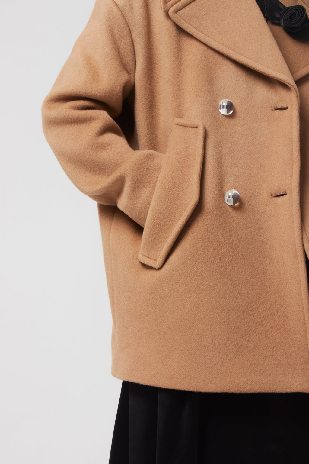 Rochas Peacoat - Dark Beige