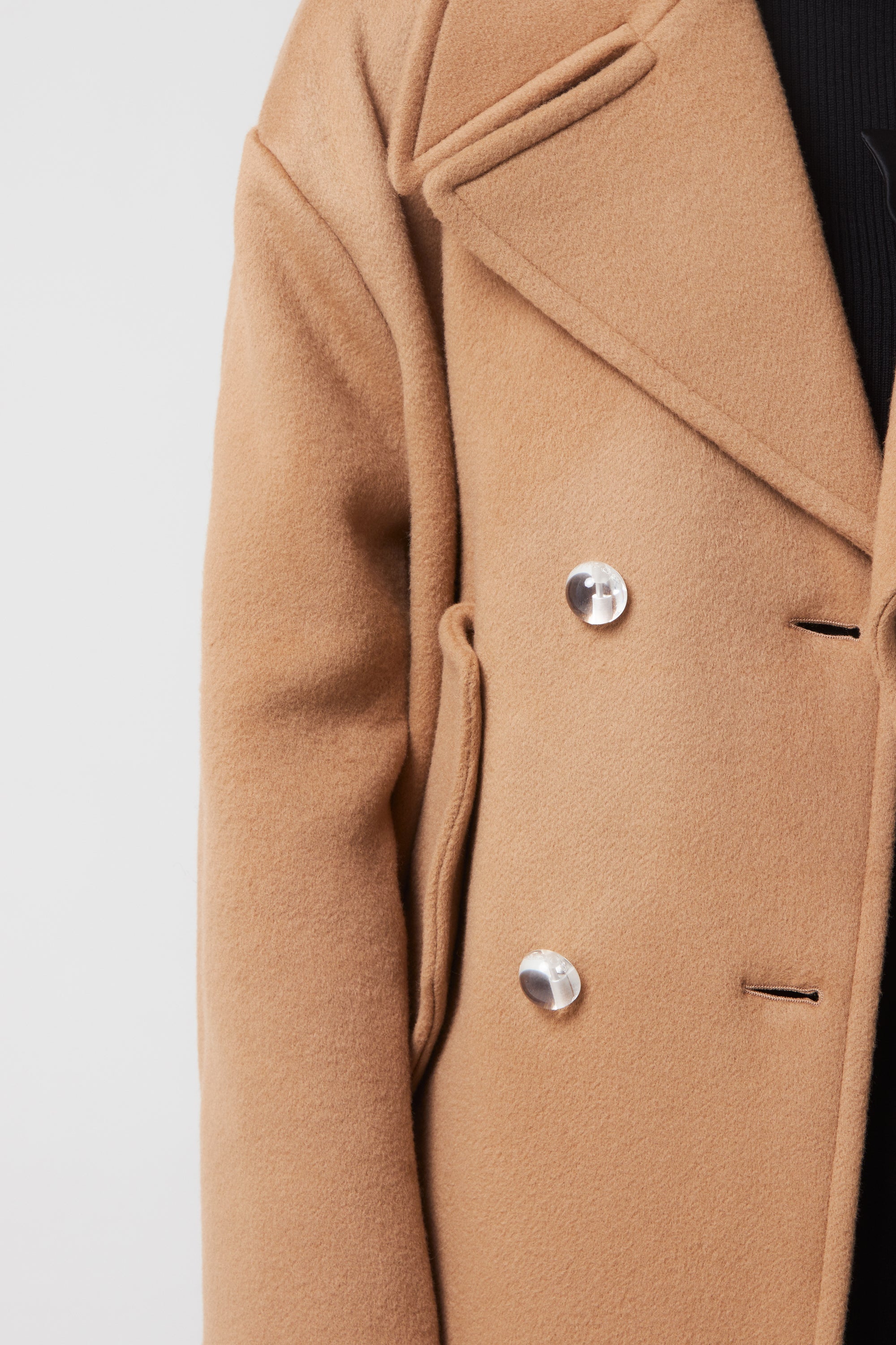 Rochas Peacoat - Dark Beige