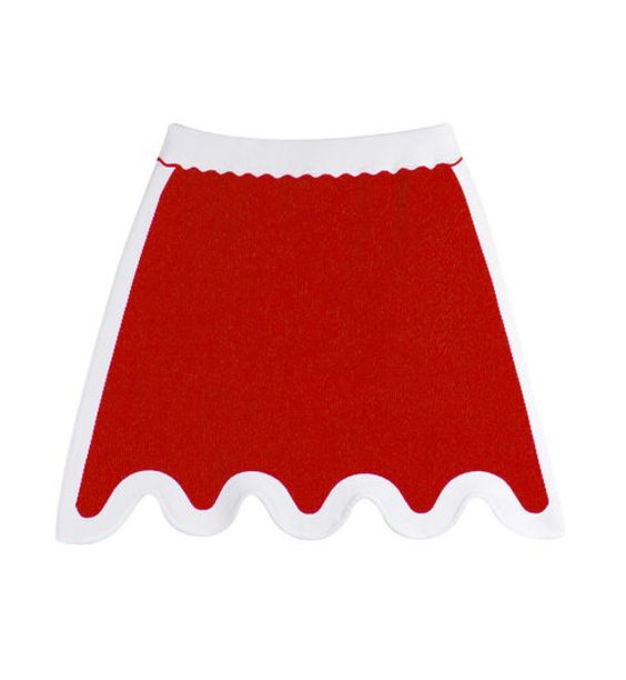 PH5 Adelie Wavy Mini Skirt - Red