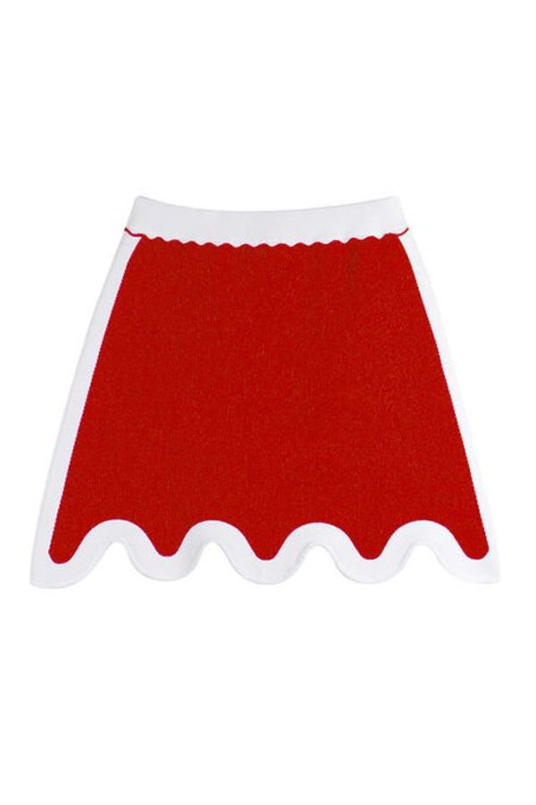 PH5 Adelie Wavy Mini Skirt - Red