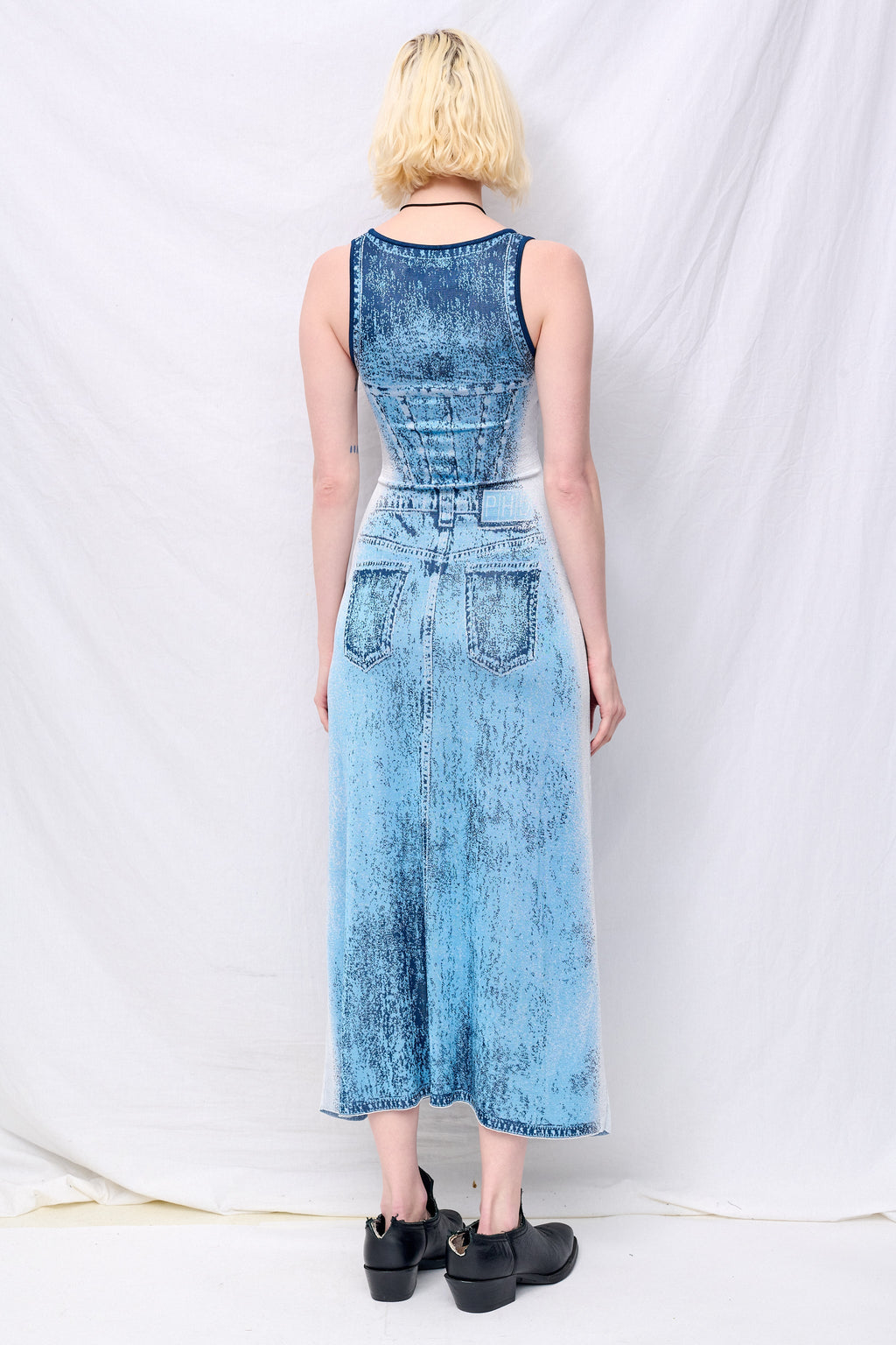 PH5 Blue Aspen Denim Tank Dress