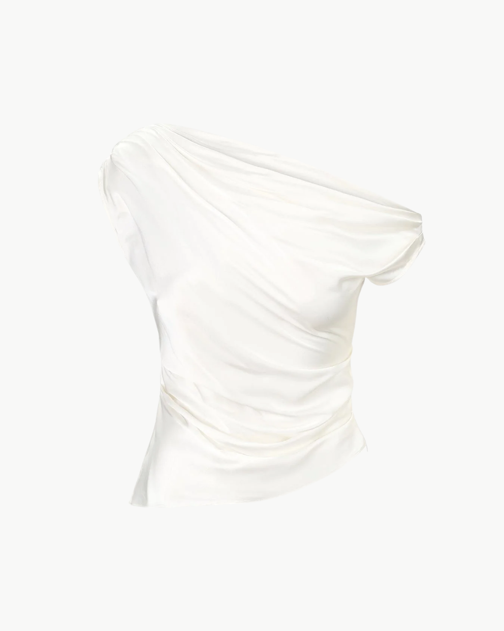 Staud Phare Silk Top - Ivory