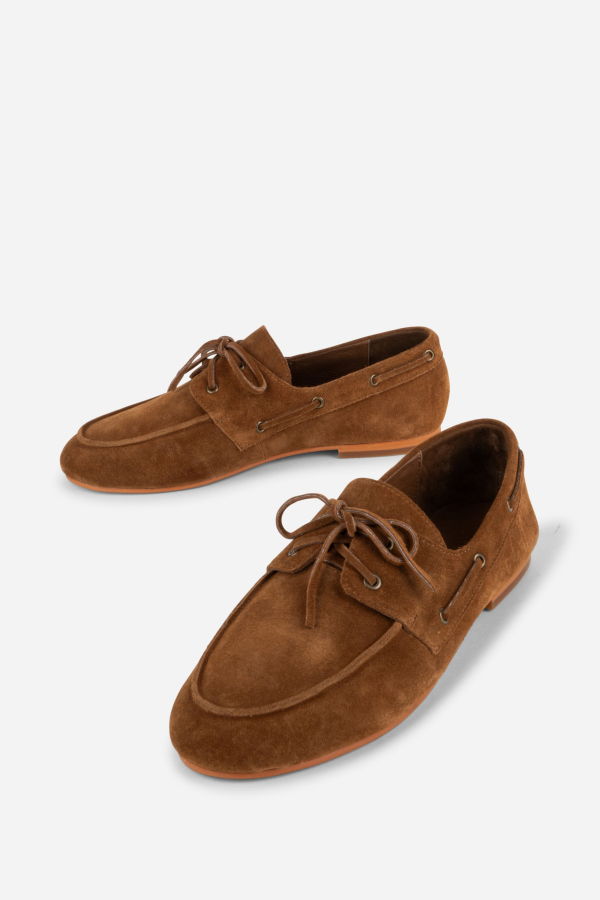 "INTENTIONALLY __________." Pixie Boat Shoe Flat