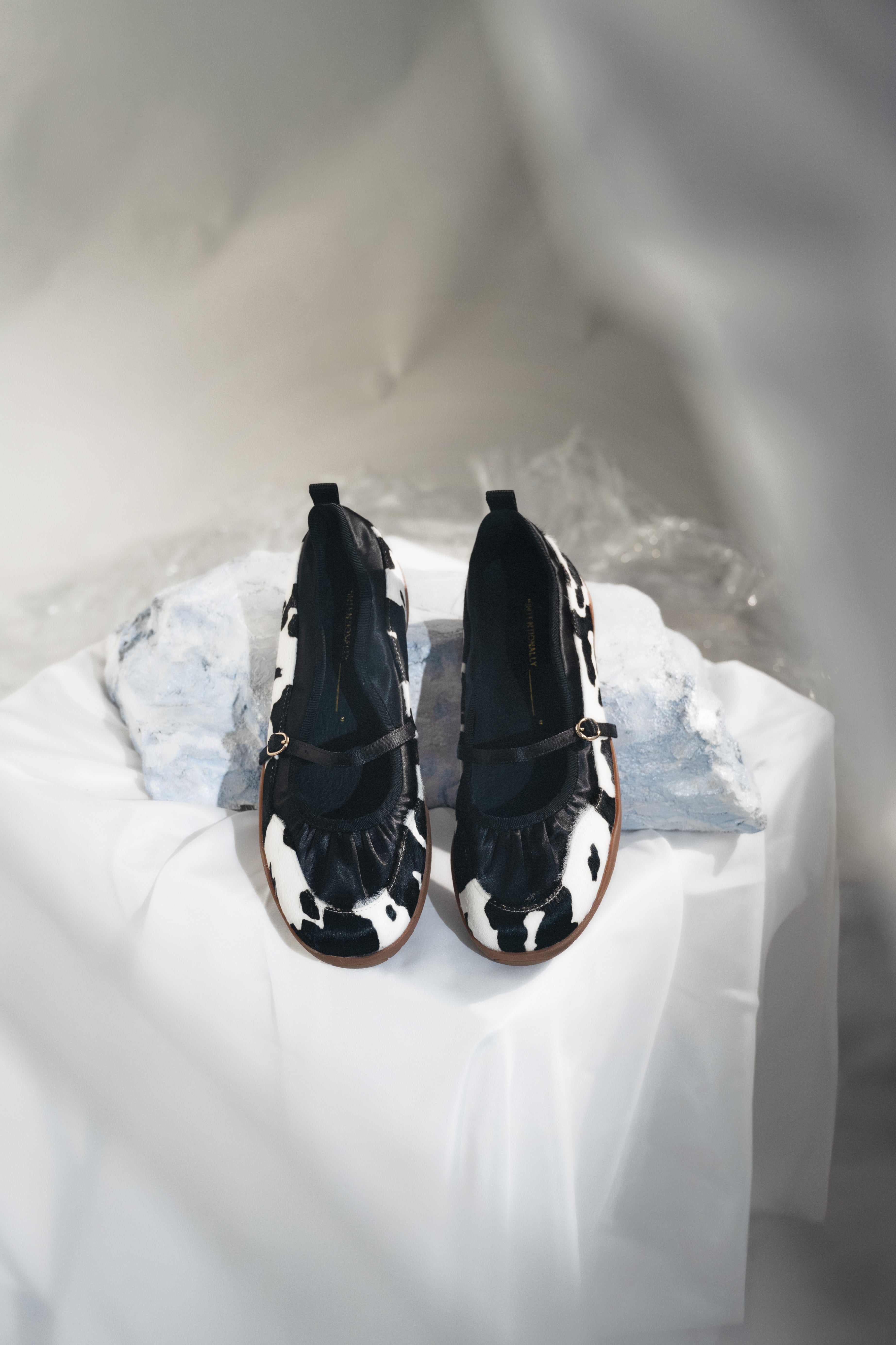 "INTENTIONALLY __________." Pulse Mary Jane Ballet Sneaker - Black Moo