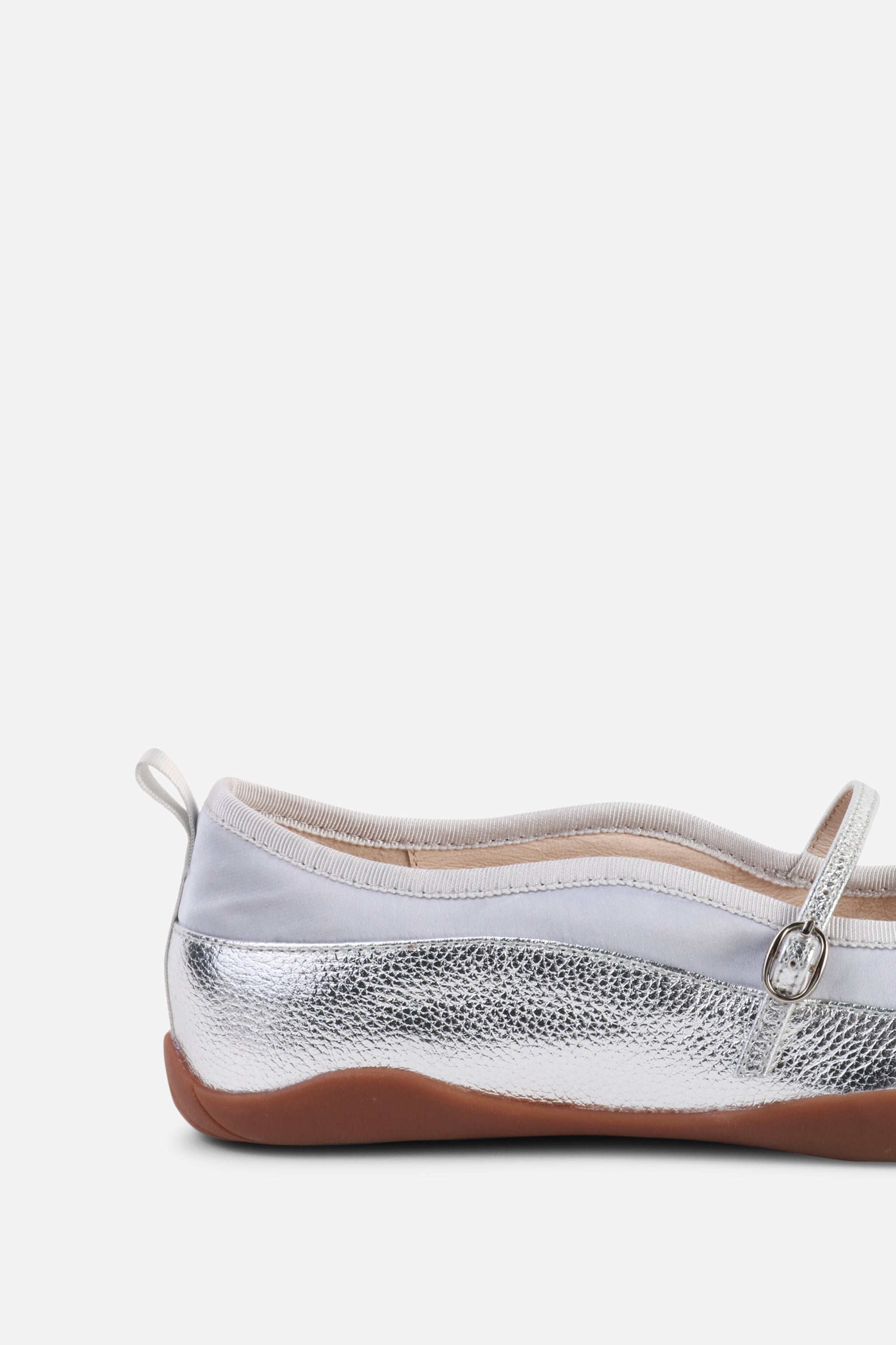 "INTENTIONALLY __________." Pulse Leather Mary Jane Ballet Sneaker Flat - Mercury