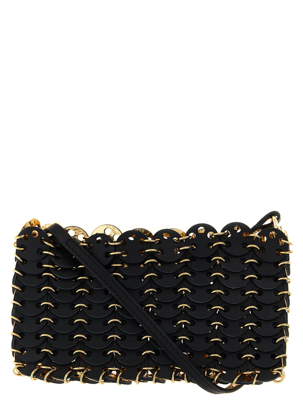 Rabanne 1969 Nano Flip Reversible Shoulder Bag - Black