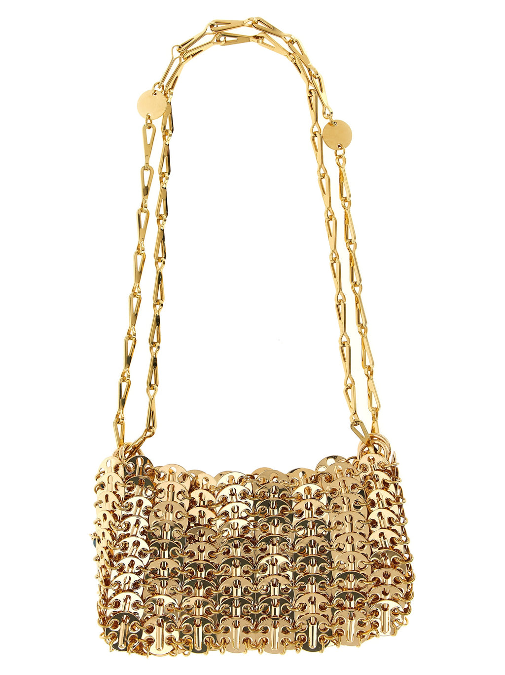 Rabanne 1969 Nano Pils Shoulder Bag - Gold