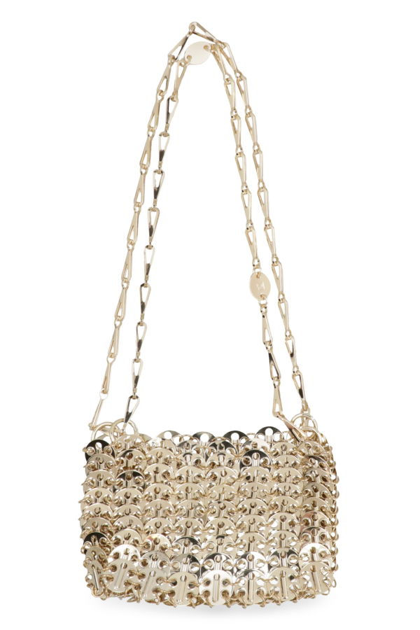 Rabanne Iconic 1969 Nano Shoulder Bag - Gold