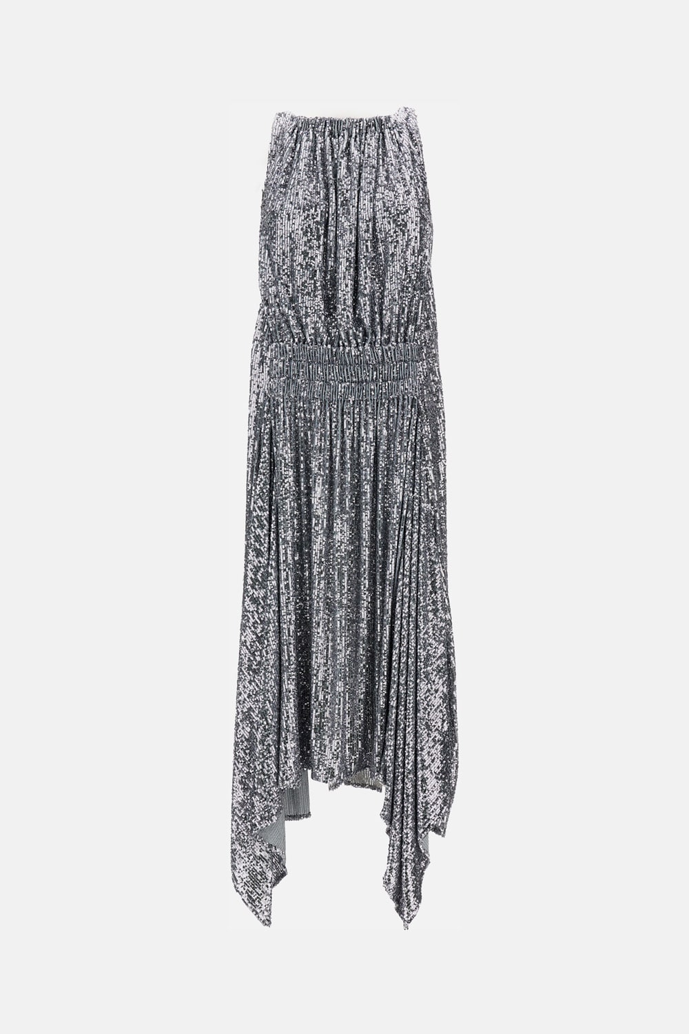 Rabanne Long Dress - Silver