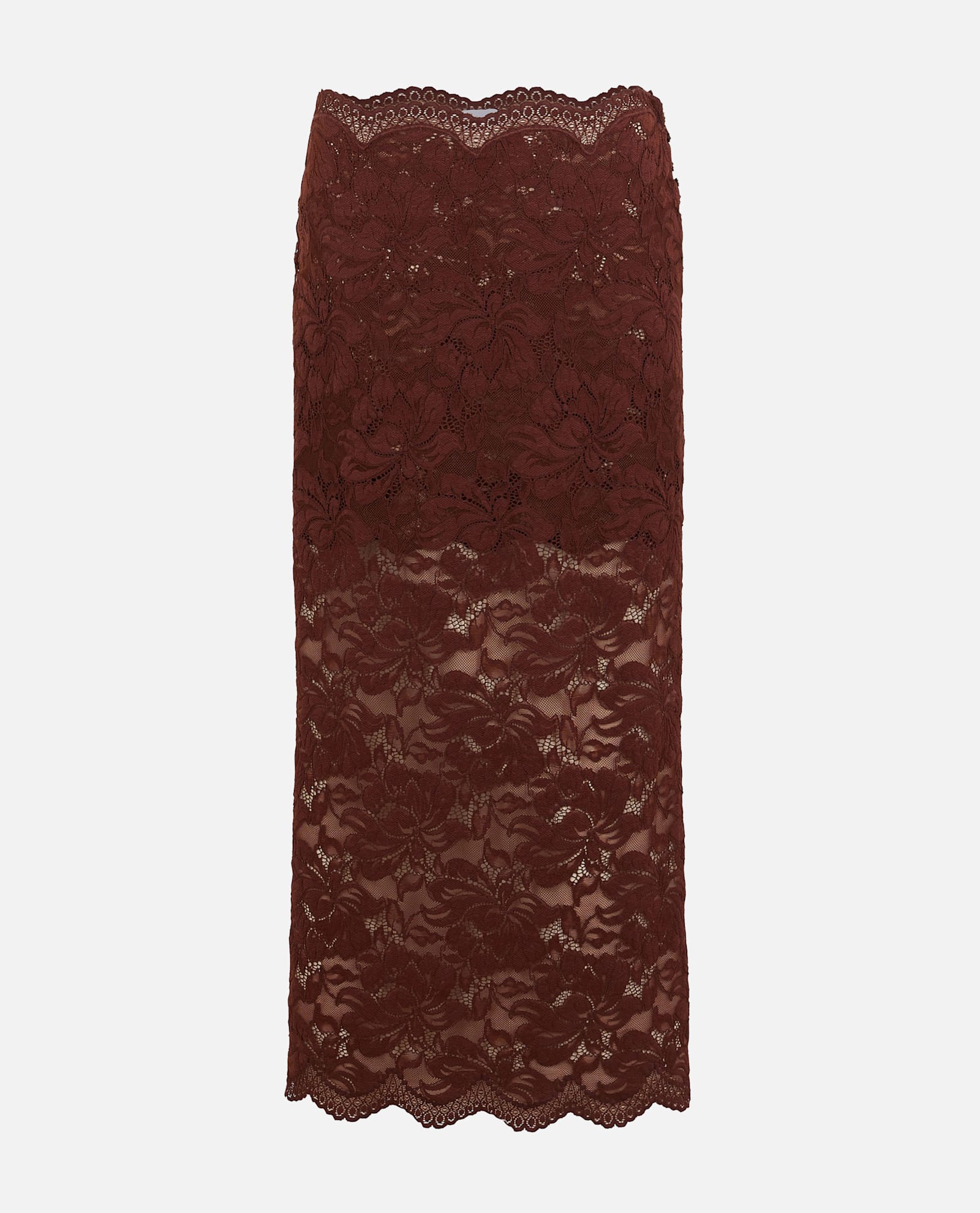 Rabanne Midi Skirt - Brown
