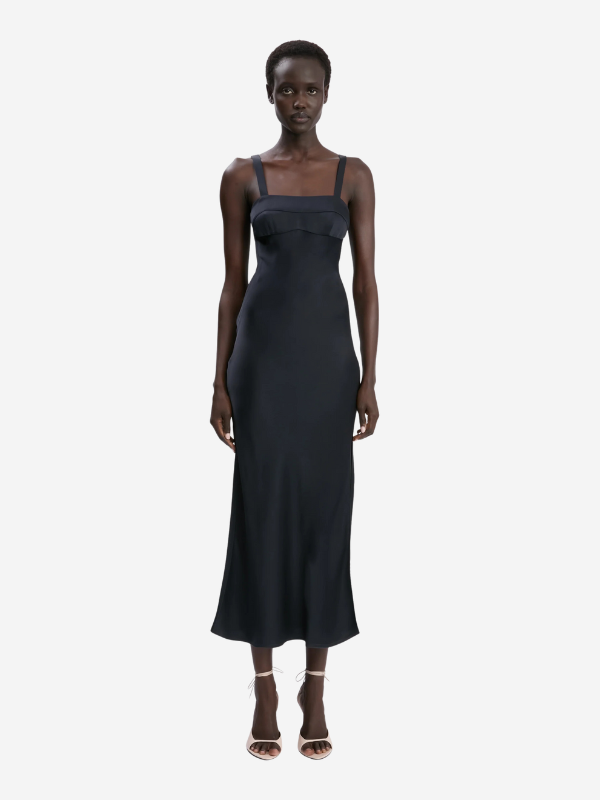 Victoria Beckham Panelled Cami Dress - Navy