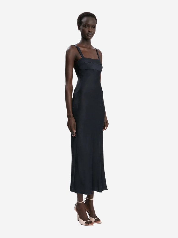 Victoria Beckham Panelled Cami Dress - Navy