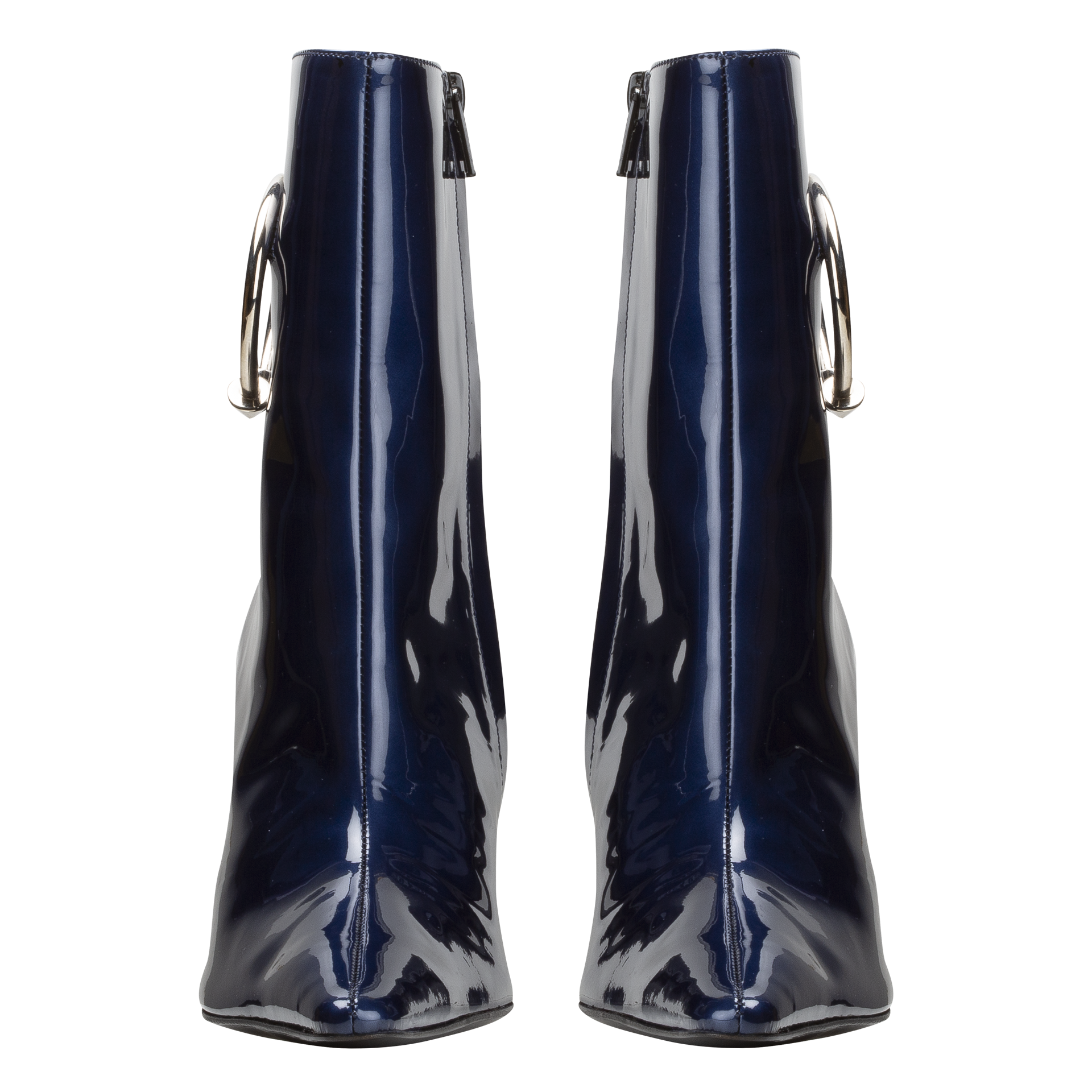 DORATEYMUR Panther Boots - Cloudy Blue Patent