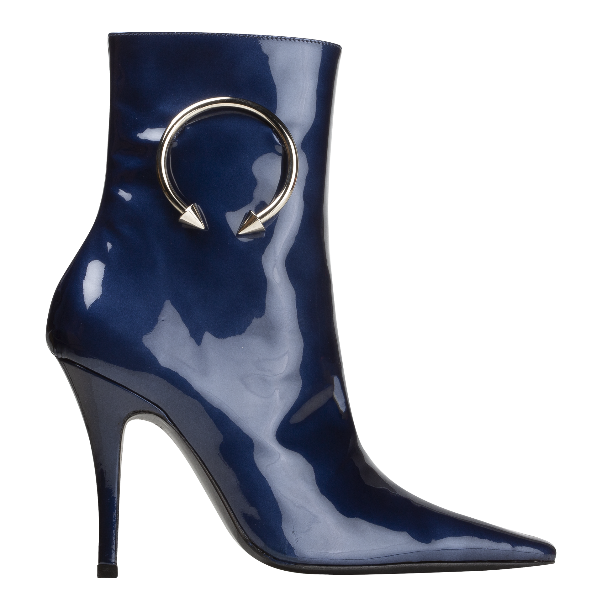 DORATEYMUR Panther Boots - Cloudy Blue Patent