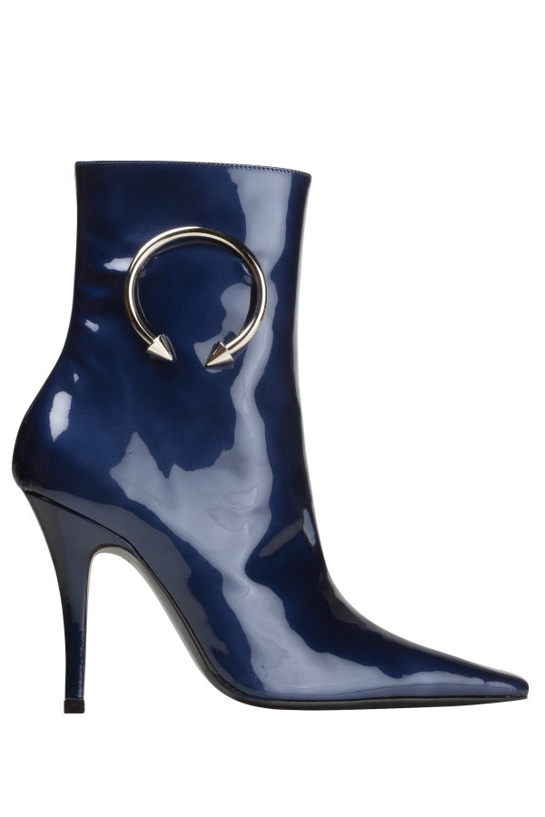 DORATEYMUR Panther Boots - Cloudy Blue Patent