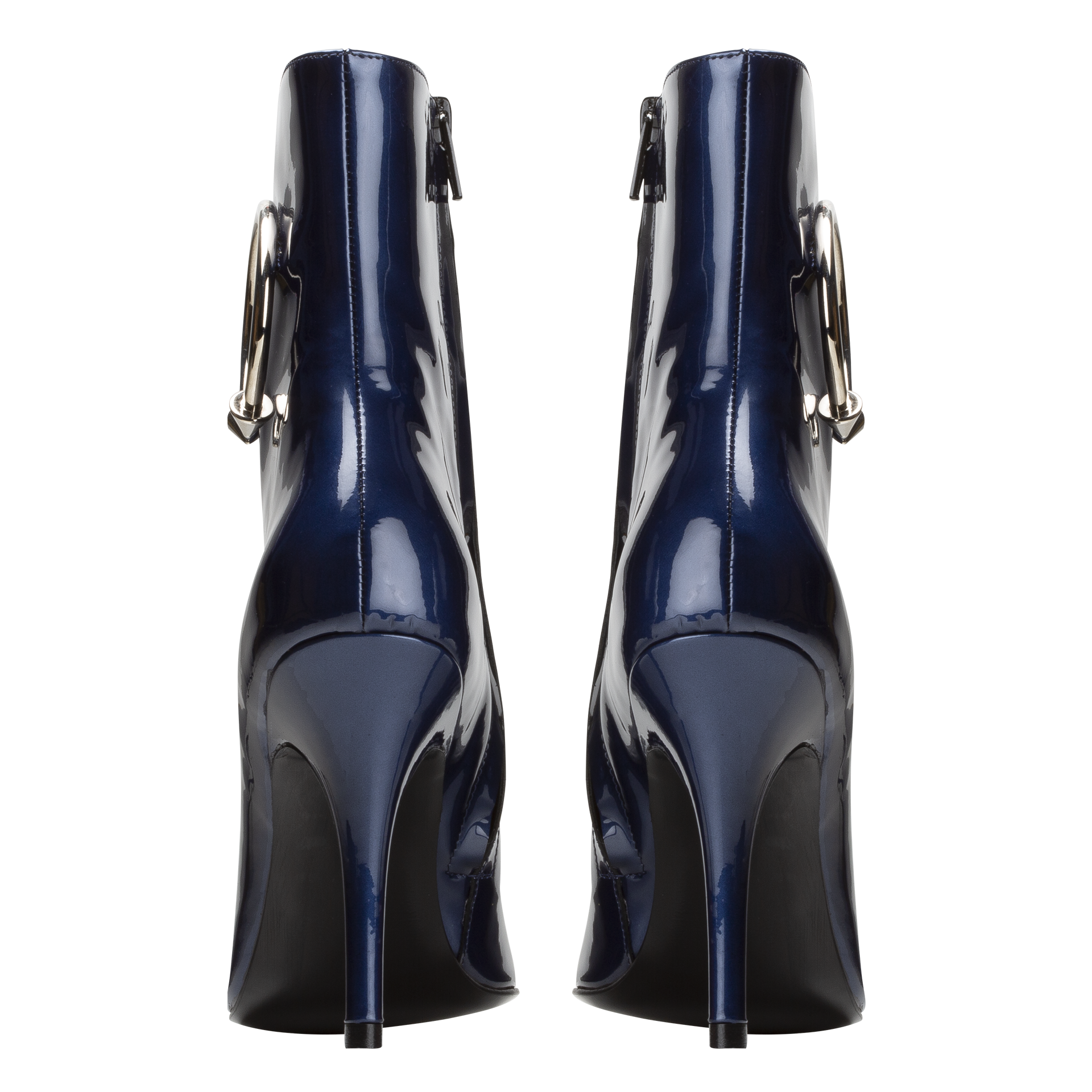 DORATEYMUR Panther Boots - Cloudy Blue Patent